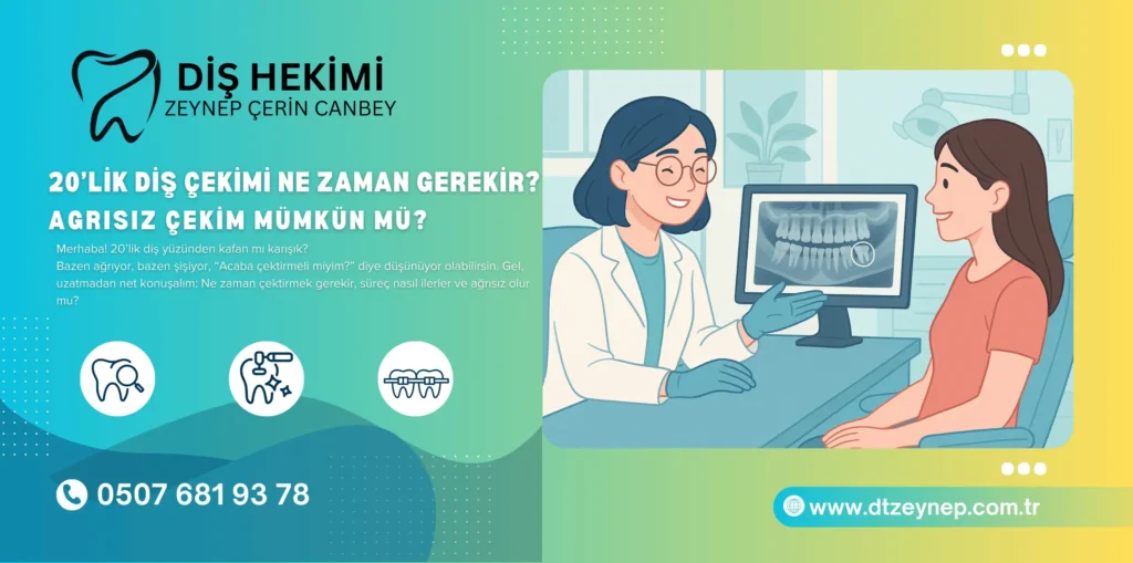 20’lik Diş Çekimi: Ne Zaman Mantıklı? Ağrısız Olur mu?